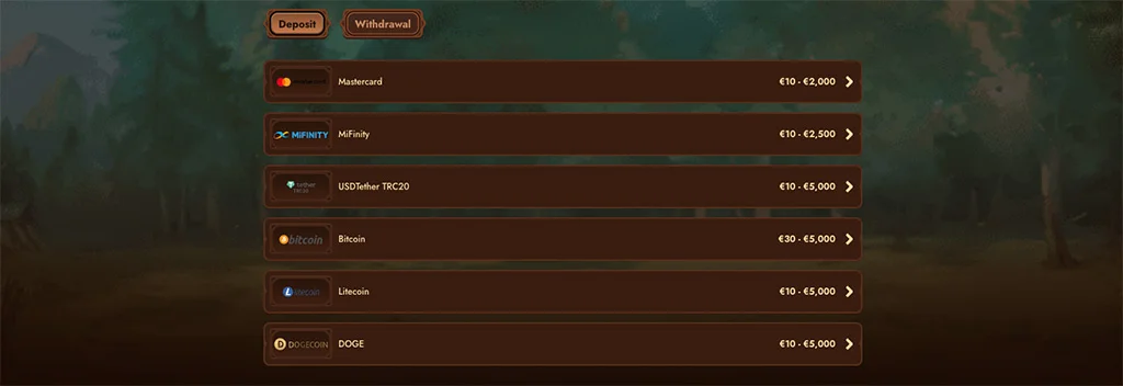 Pagos de WildRobin